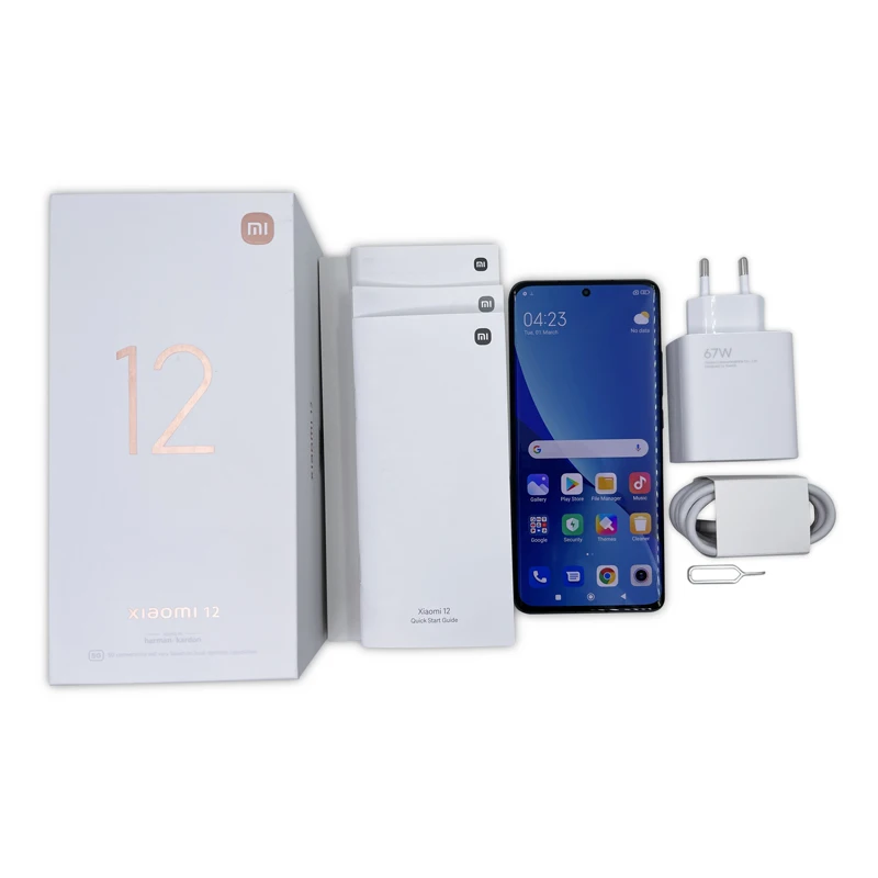 Najtaniej Wersja Globalna Xiaomi 12 Smartphone 128GB/256GB NFC Snapdragon®8 Gen 1 Octa Core 120Hz Częstotliwość Odświeżania Kamera 50MP 67W ładowanie