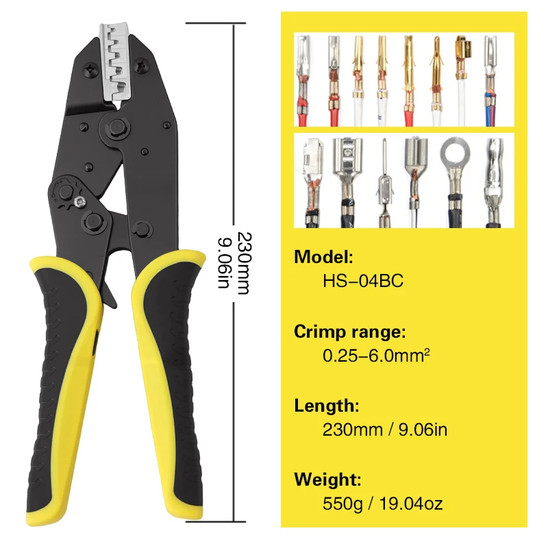 

Плоскогубцы Lion Rage HS-04BS для обжима разъемов