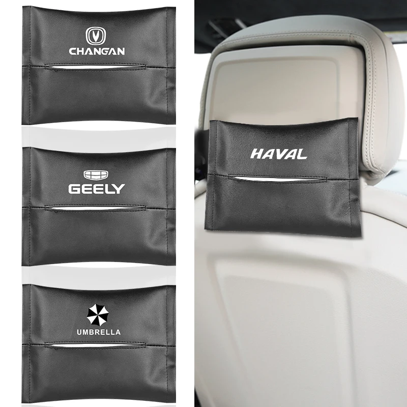 

1 Pack Car Sun Visor Tissue Box Holder Car Interior for Peugeot 206 208 308 307 207 3008 2008 407 508 408 Rcz Car Accessories