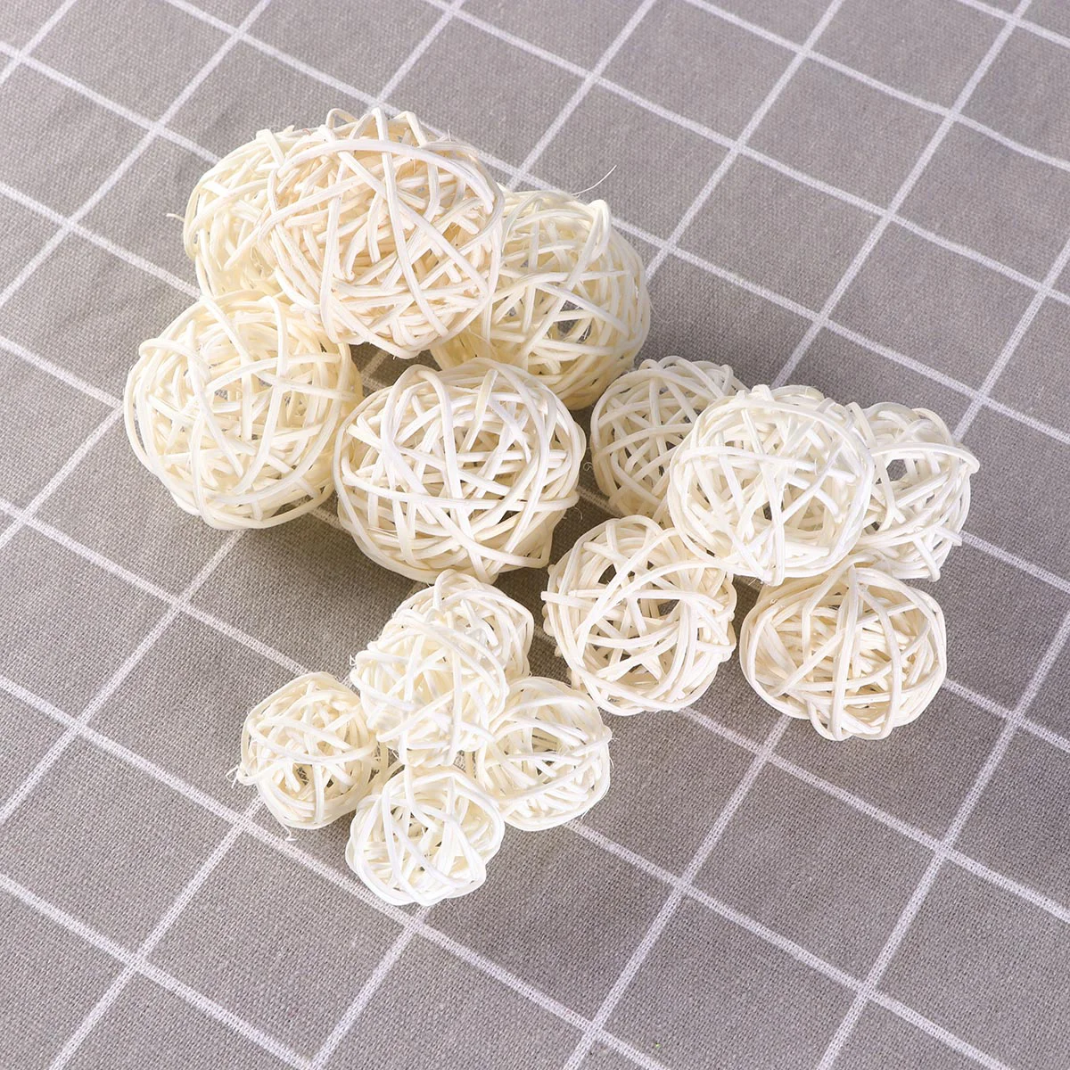

Rattan Wicker Decorative Fillers Party Christmas Decoration Vase Diy Ornament Wedding Spheres Twig Natural Toys Orbs Centerpiece