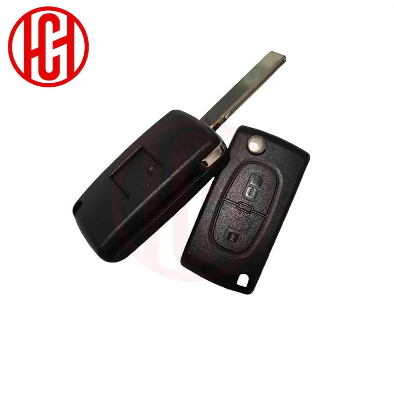 Фото ID46 чип 433 МГц ASK HU83 VA2 для Citroen C2 C3 C4 C5 C6 Xsara Berlingo для Peugeot 207 307 308 407 607 807 откидной дистанционный автомобильный ключ №5