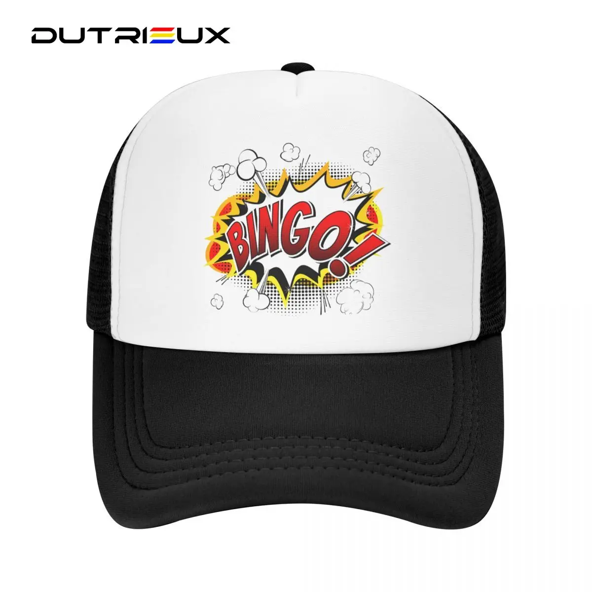 

Модная бейсболка для игры в бинго для мужчин и женщин, дышащая Кепка-тракер, бейсболка для выступлений, летние кепки