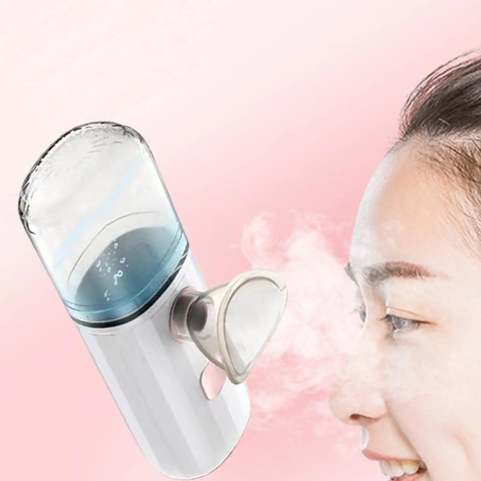 

Eye Mist Sprayer 20ml Water Tank Hydrating Skin Care Machine Nano Facial Steamer for Daily Makeup Travel Face Hydrating Home Men
