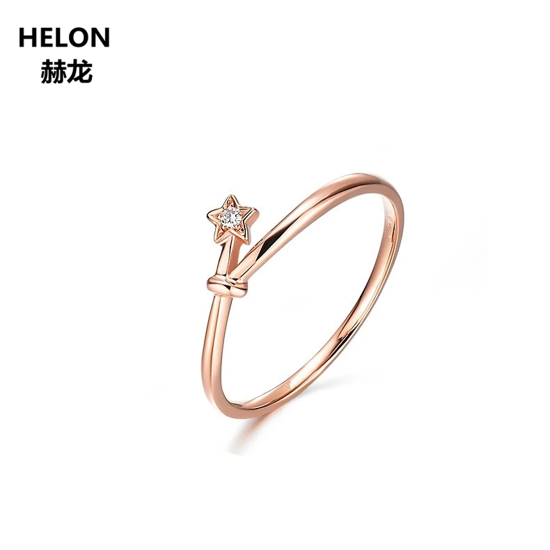 

Женское Обручальное кольцо из розового золота с натуральными бриллиантами