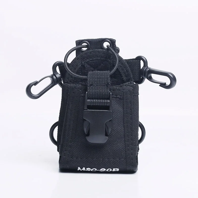 

1PC MSC-20B Nylon Pouch Bag Walkie Talkie Carry Case for Baofeng UV5R UV82 bf888S UV-9R Plus TYT Mototrola Ham Two Way Radio