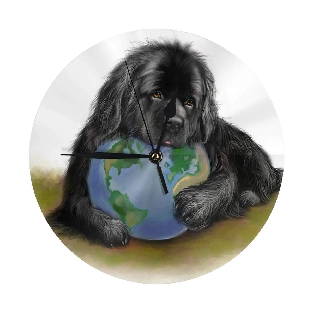 Настенные часы на День Земли Newfie декоративные круглые для комнаты необходимые