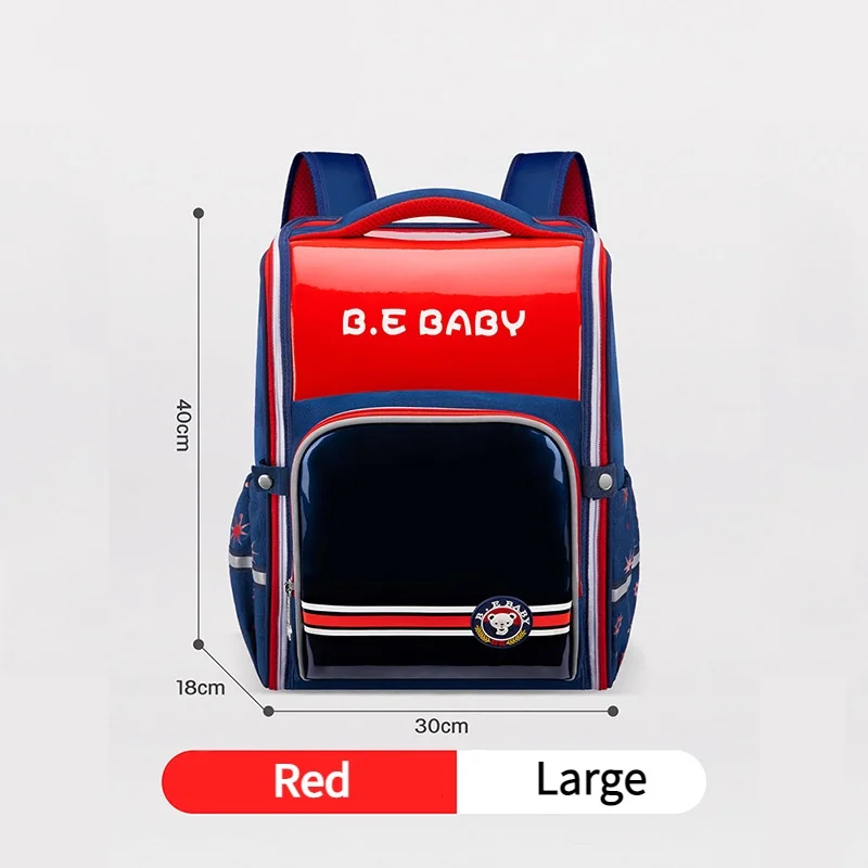 British Style Grade 1-3-6 Girl Boy Waterproof Schoolbags for Students New Children Fashion Panelled Backpacks Large Capacity Hot