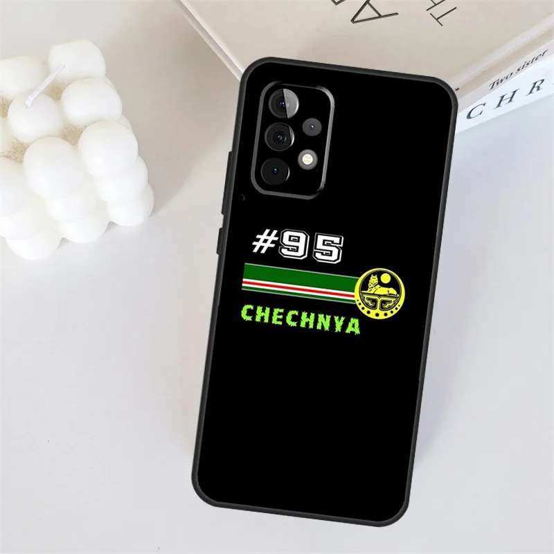 Чеченский чехол с флагом Чечня для Samsung Galaxy A22 A32 A52 A54 A14 A16 A26 A36 A56 A55 A35 A05 A06 A15 A53 A33 A13
