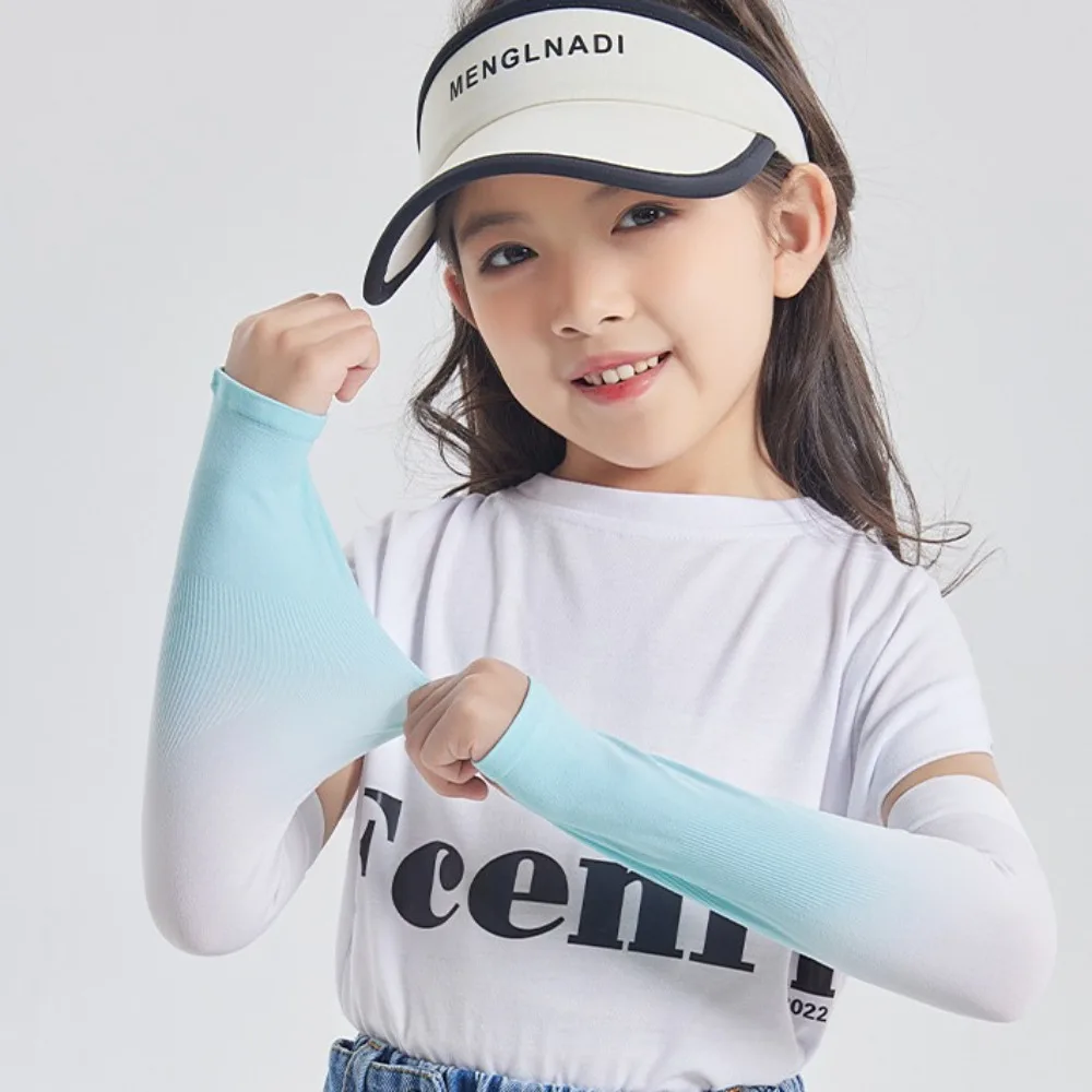 Рукава для рук из полиэстера вискозы эластичные рукава спандекса с градиентом