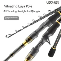 fishing rod artificial swing type carbon fiber telescopic ultralight equipment accessories sea freshwater mh adjustment eva pole