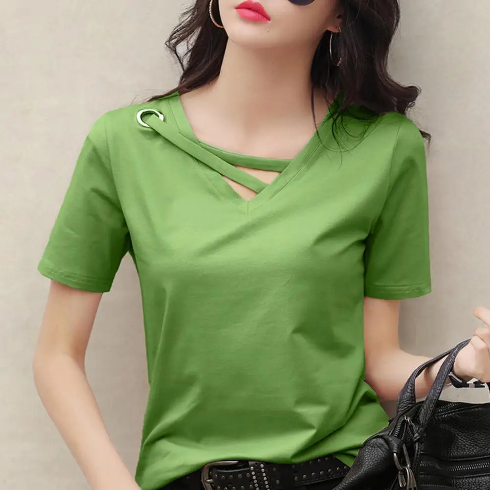 

Popular Summer T-shirt Wear-resistant Clothes Women Shirt Leisure Women T-shirt