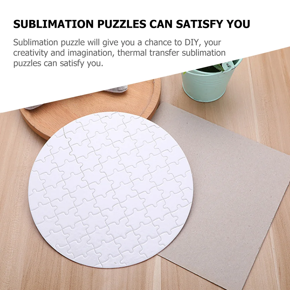 Печать головоломки термальная передача царапин и ножниц DIY пустые белые