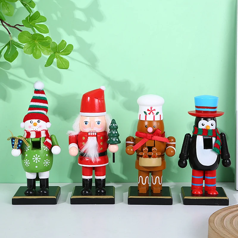 16 См Рождественское Украшение Из Орехового Дерева Фигурка Солдата Деревянная