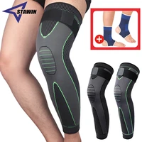 1 pc sports compression knee pads support sleeve protector elastic kneepad brace spring support for volleyball running football
