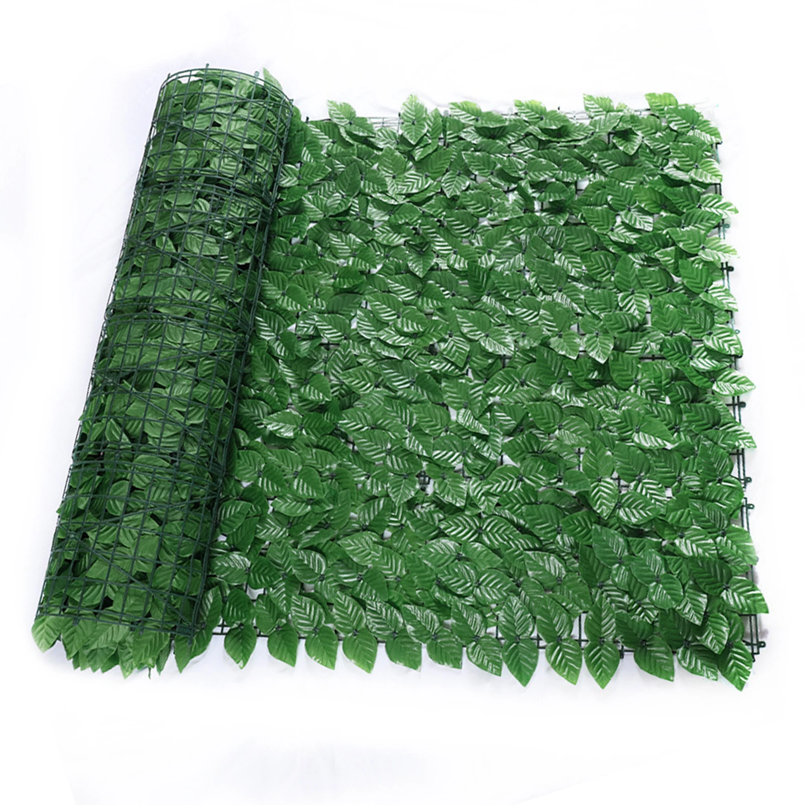 Artifical Ivy Privacy Fence Screen Expandable Faux Ivy Vine Leaf Grass Wall for Outdoor Indoor Garden Balcony Decoration 50X50cm
