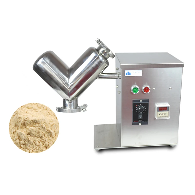 2L Small V Type Powder Mixer Dry Powder Mixing Machine Blender for Pharmaceutical Food
