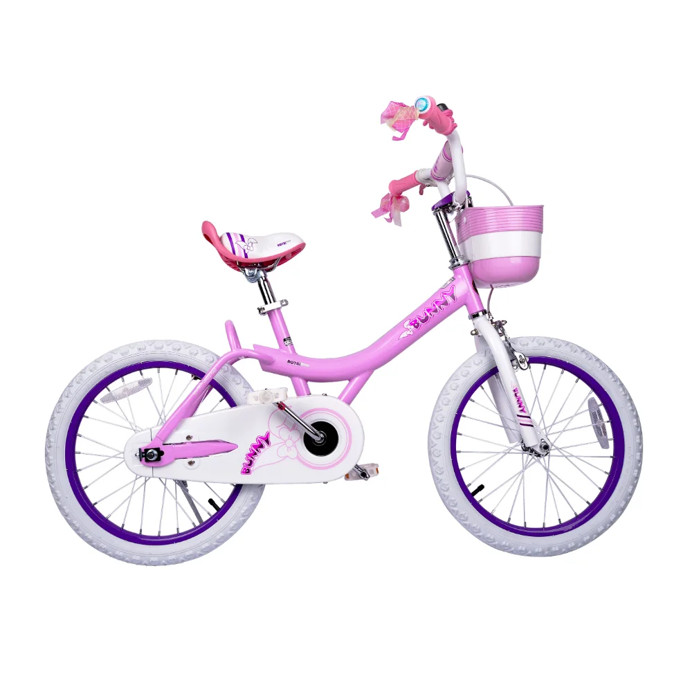 

RoyalBaby Bunny 18 inch Girl's Bicycle Kids Bike for Girls Childrens Bicycle Pink With Kickstand