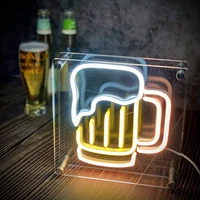 bar custom neon signs 3d beer bar decoration table decor acrylic neons led lights for pub bar decorations art party gifts usb