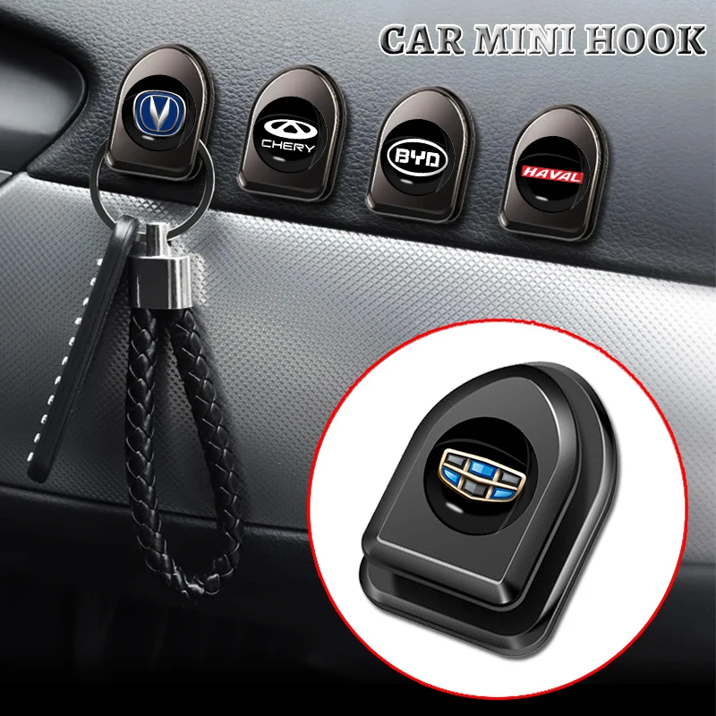 Автомобильный мини крючок для хранения с функцией многофункционального интерьерного стикера для Hyundai I10 I20 I30 I40 IX20 IX35 Kona Veloster дополнительное оборудование.