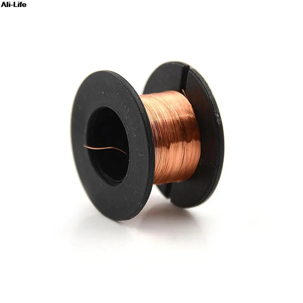 

2 шт. 10 м 0,1 мм медная паяльная эмалированная катушка проволочная катушка ппа эмалированная ремонтная Катушка Проволока