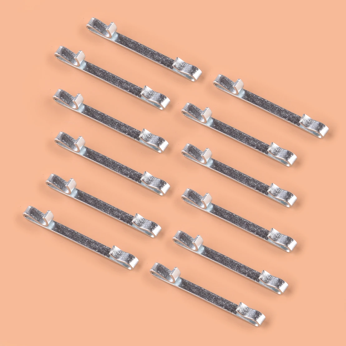 12pcs/Set Silver 2" Double Loop Style Tool Box Drawer Slide 