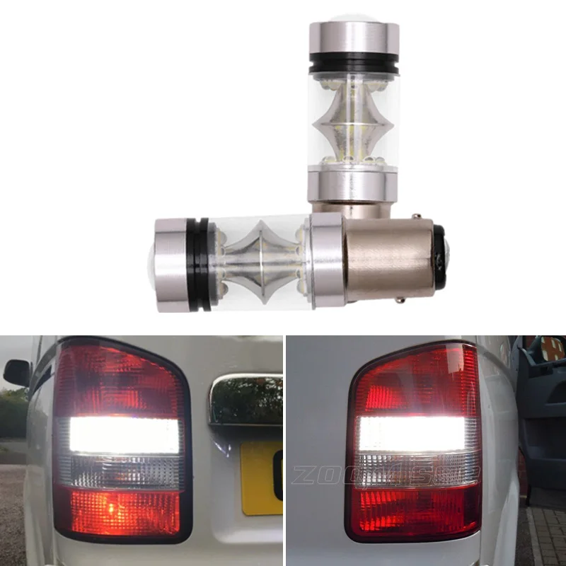 Для VW Transporter Multivan Caravelle T4 T5 T5.1 T6 2 шт./лот 100 Вт 20SMD Canbus Белый светодиод задний