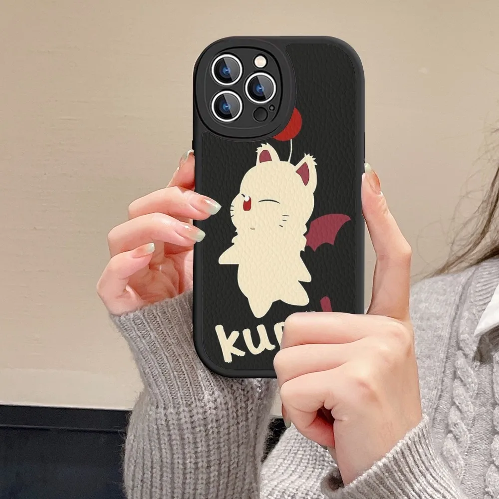 Чехол для телефона Moogle Final Fantasy из жесткой кожи iPhone 14 13 12 Mini 11 Pro Max Xs X Xr 7 8 Plus Fundas