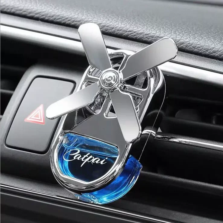 

Freshener Car Perfume Diffuser Alloy Four Leaf Auto Outlet Perfume Clip Auto Aromatherapy Fragrance Car Interior Decoration