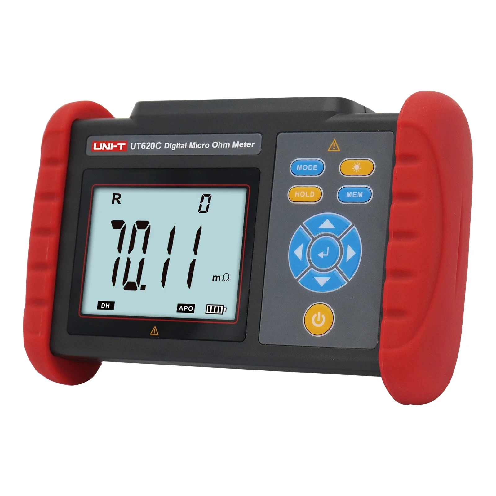 

UT620C Digital Micro Ohm Meter DC Low Resistance Meter Ohmmeter Equipotential Test Connectors/Motor Resistance Tester