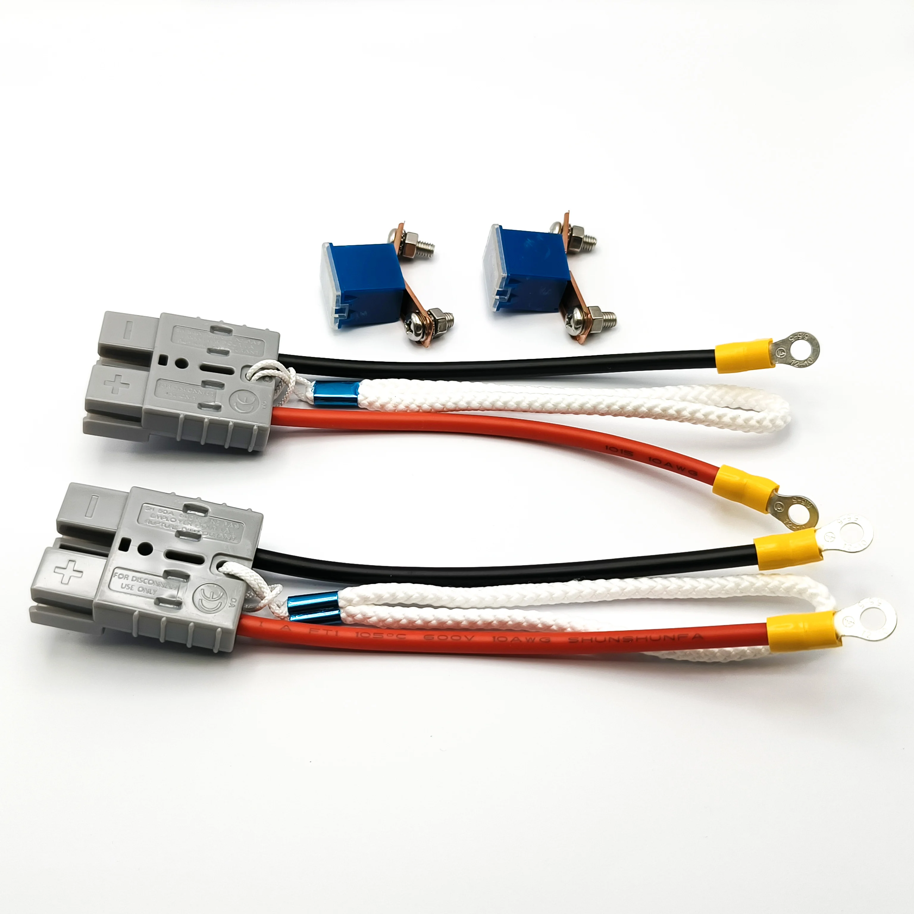 

2PCS Cable Assembly With 600V 10AWG Wire And 32V 100A Fuse for APC Lead-Acid Replacement Battery Cartridge #11