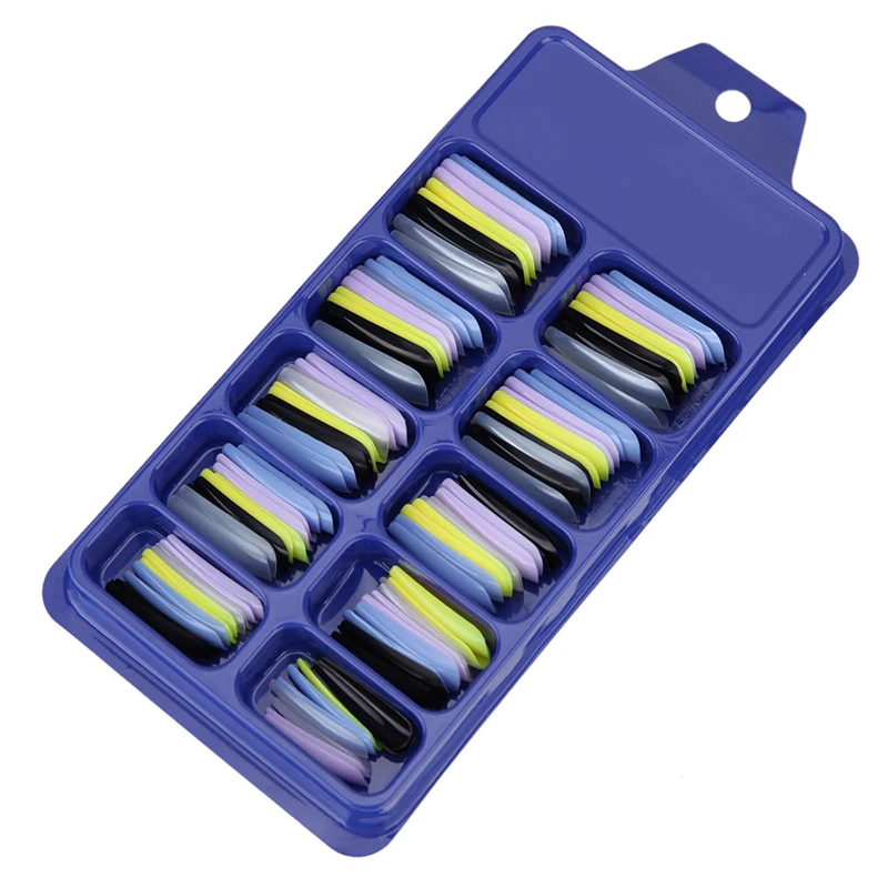 100 шт./кор. накладные ногти карамельного цвета длинные балерины сделай сам с