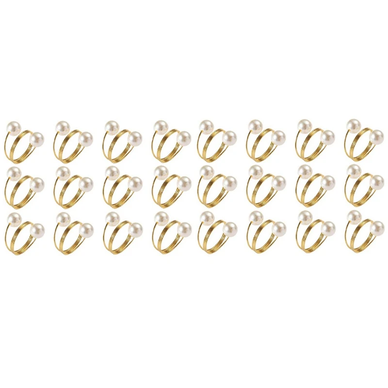 

24 шт., двойные кольца, держатели для салфеток, пряжка для свадебного приема, фестиваля, банкета