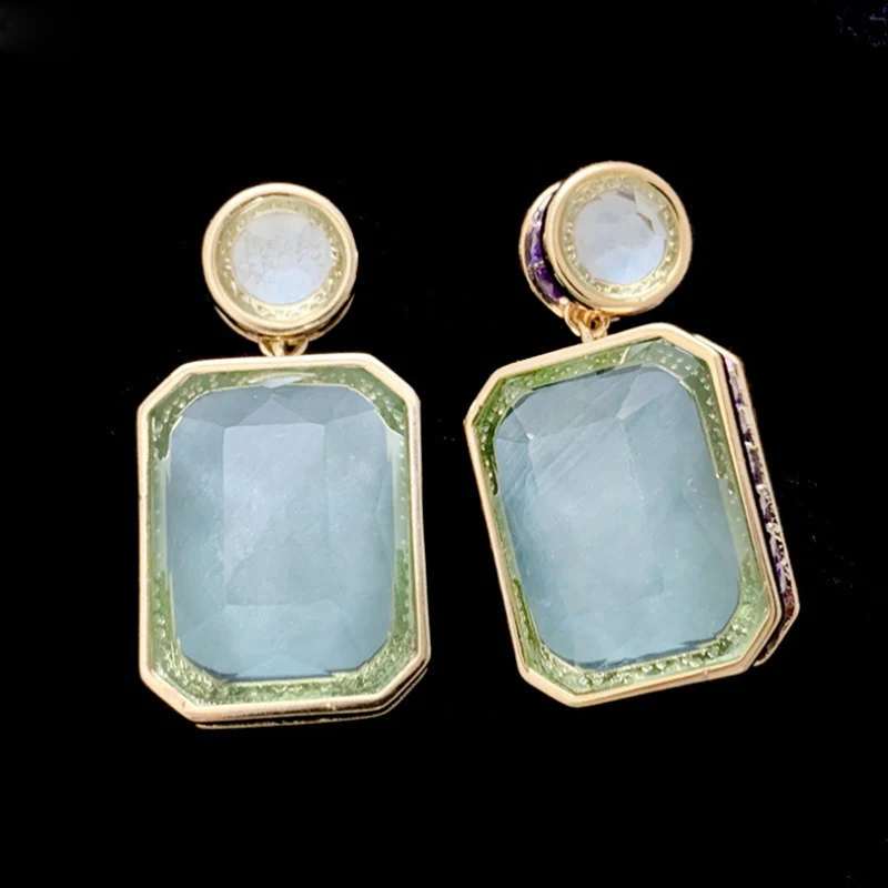 Ювелирные изделия Bobokiki Дворцовая квадратная титановая сталь