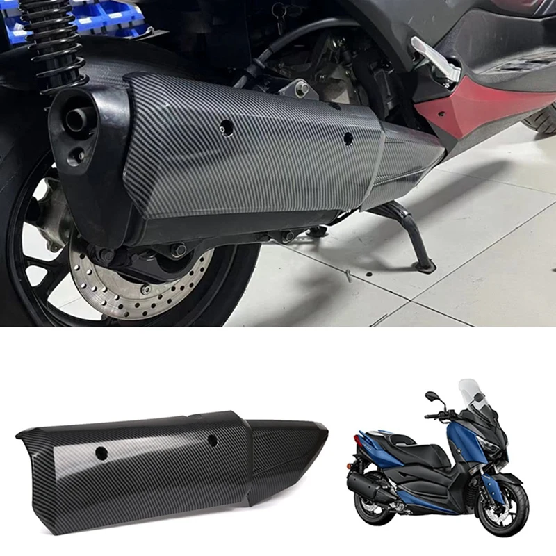 

Motorcycle Exhaust Muffler Pipe Heat Shield Cover Guard Anti-Scalding Shell For Yamaha XMAX250 XMAX300 XMAX 250 300 150