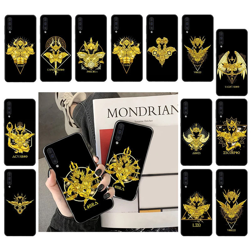 

Anime Saint Seiya Zodiac Art Logo Phone Case For Samsung Galaxy A13 A03 A12 A32 A71 A11 A21S A02 A52 A72 A51 A50 A70 A31 M31