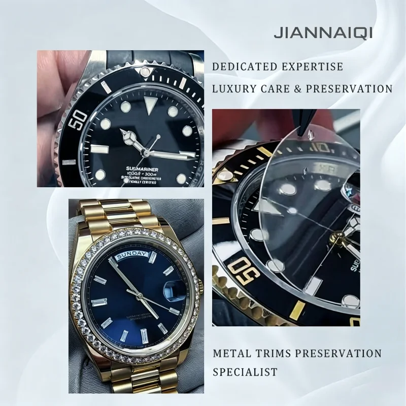 Фото Защитная пленка Jiannaiqi для Huawei Watch Buds 47 мм, готовая к использованию, антицарапинная, антиокислительная, легко наносится, прозрачная, без остатка следов. №3
