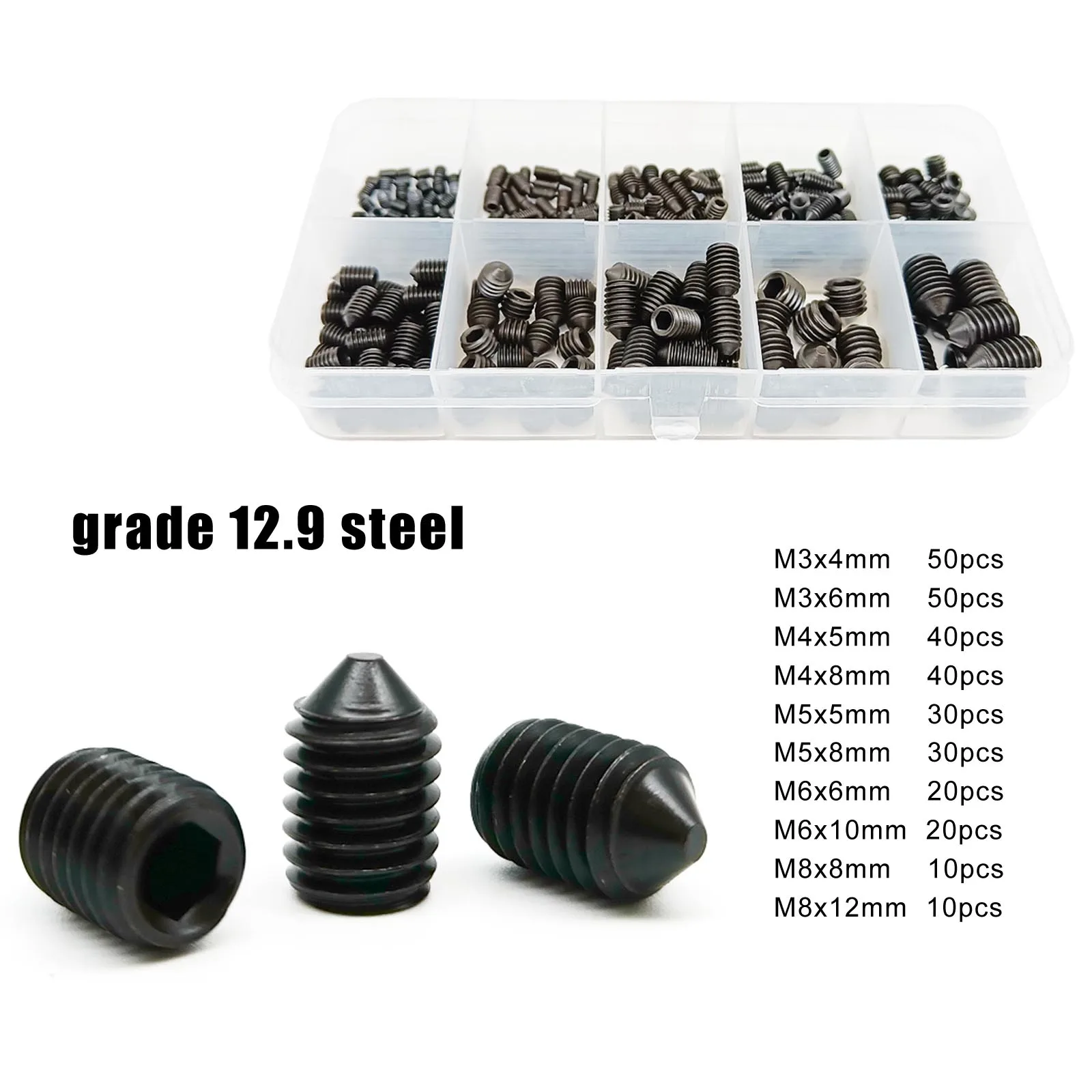 Набор винтов Michastu с шестигранной головкой из нержавеющей стали размер M3 * 6 для