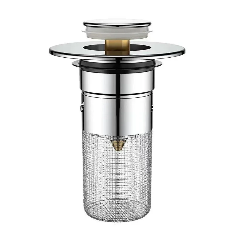 Сливной фильтр для пола из нержавеющей стали, пробка для умывальника, антизапах, всплывающая пробка для раковины, ловушка для волос, сито для раковины для душа