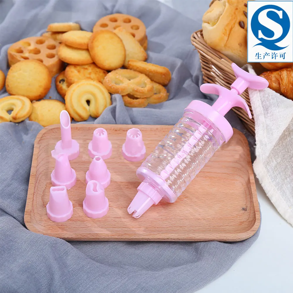 

9pcs Chocolate Piping Tip Cake Decorative Kit Cookie With Extruder Cream Durable