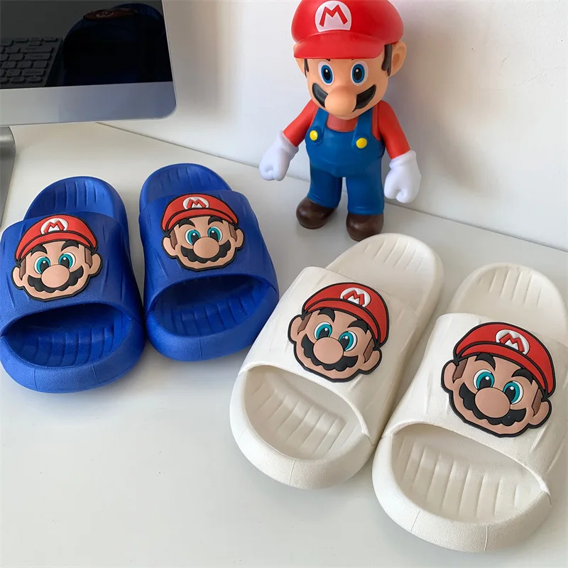 

Super Mario Summer Cartoon Slippers Cute Comfortable Boys Girls Slippers Comfortable Breathable Non-slip Shoes Summer Slippers