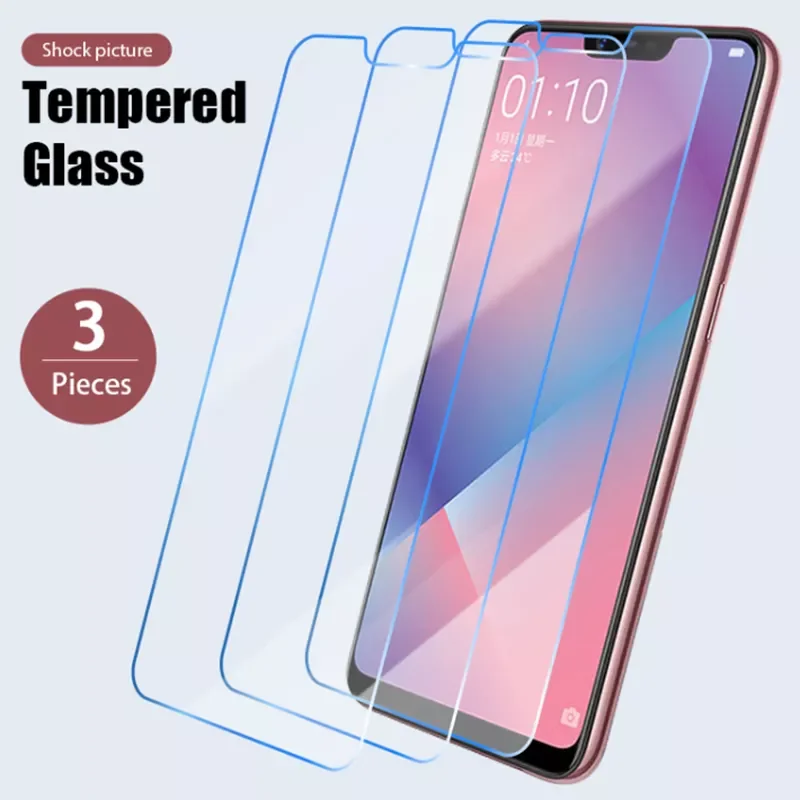 

3 Pcs Protective Glass For OPPO A5 (2020) A9 A7X A9X A12e Screen Protector for OPPO A53 A72 A91 A52 A92S A85 A57 A73 A39 glass