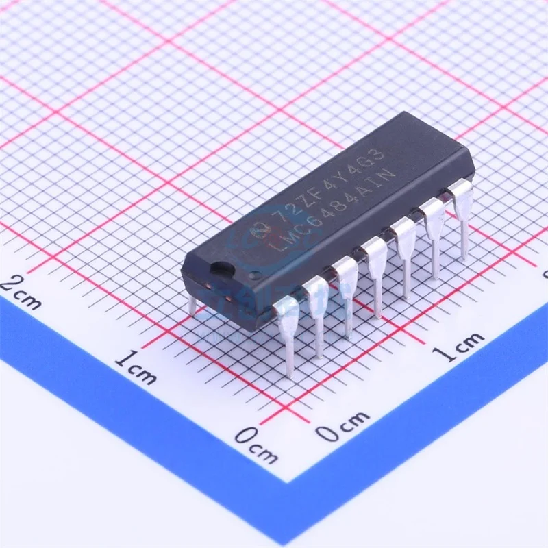 

10PCS LMC6484AIN LMC6484 LMC6484AIN/NOPB operational amplifier IC chip, plug-in DIP-14