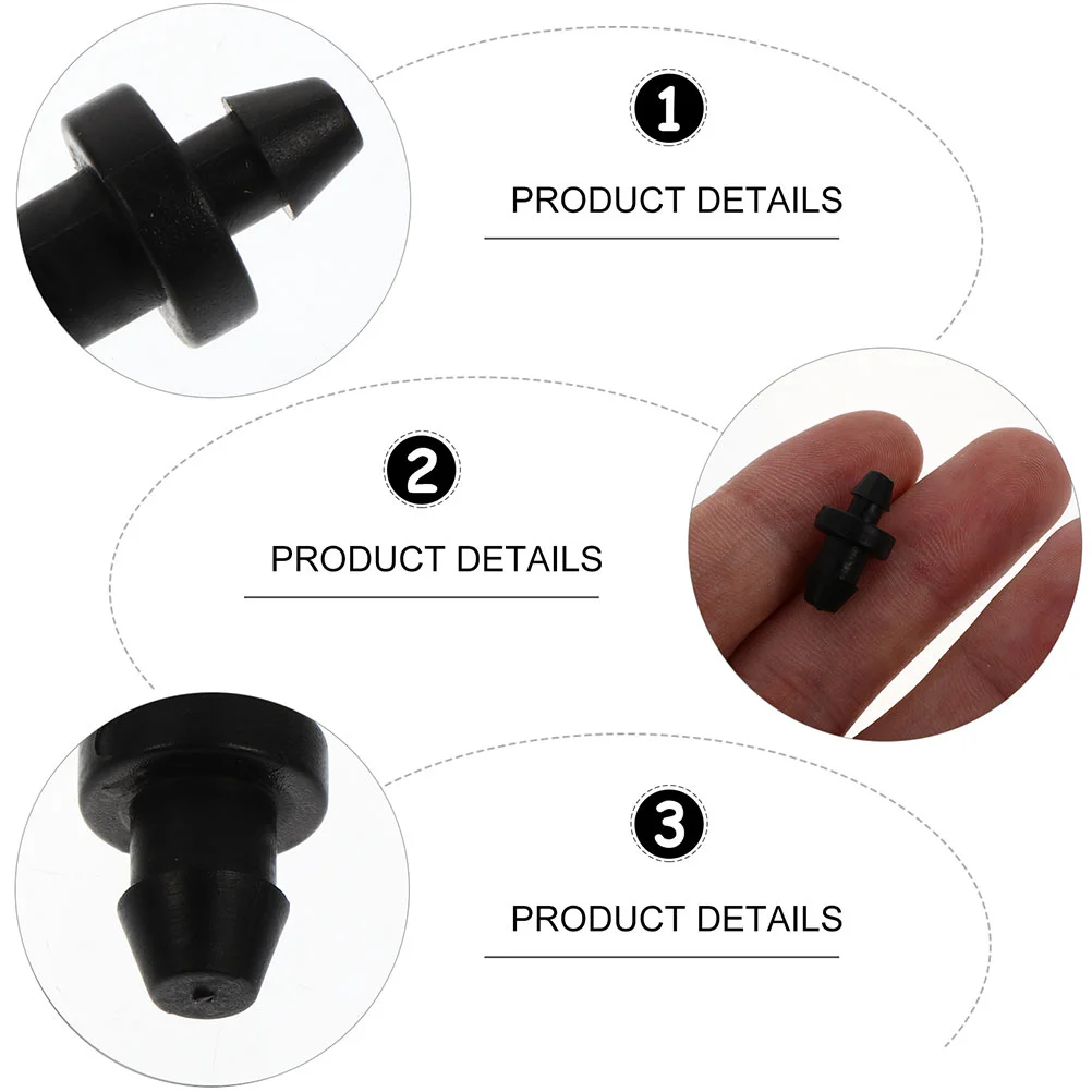 

60 Pcs Capillary Plug Adaptador De Universal Hole Drip Irrigation Pipe Tubing End Stoppers Garden Tool Supplies