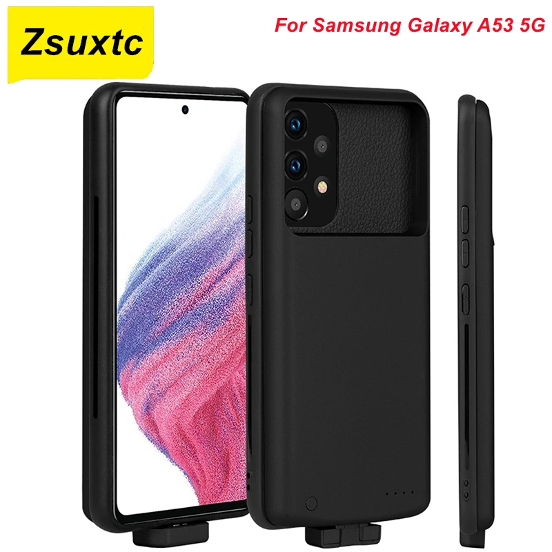 

5000Mah Power Case For Samsung Galaxy A53 Battery Charger Case Cover A53 5G Power Bank For Samsung Galaxy A53 Battery Case