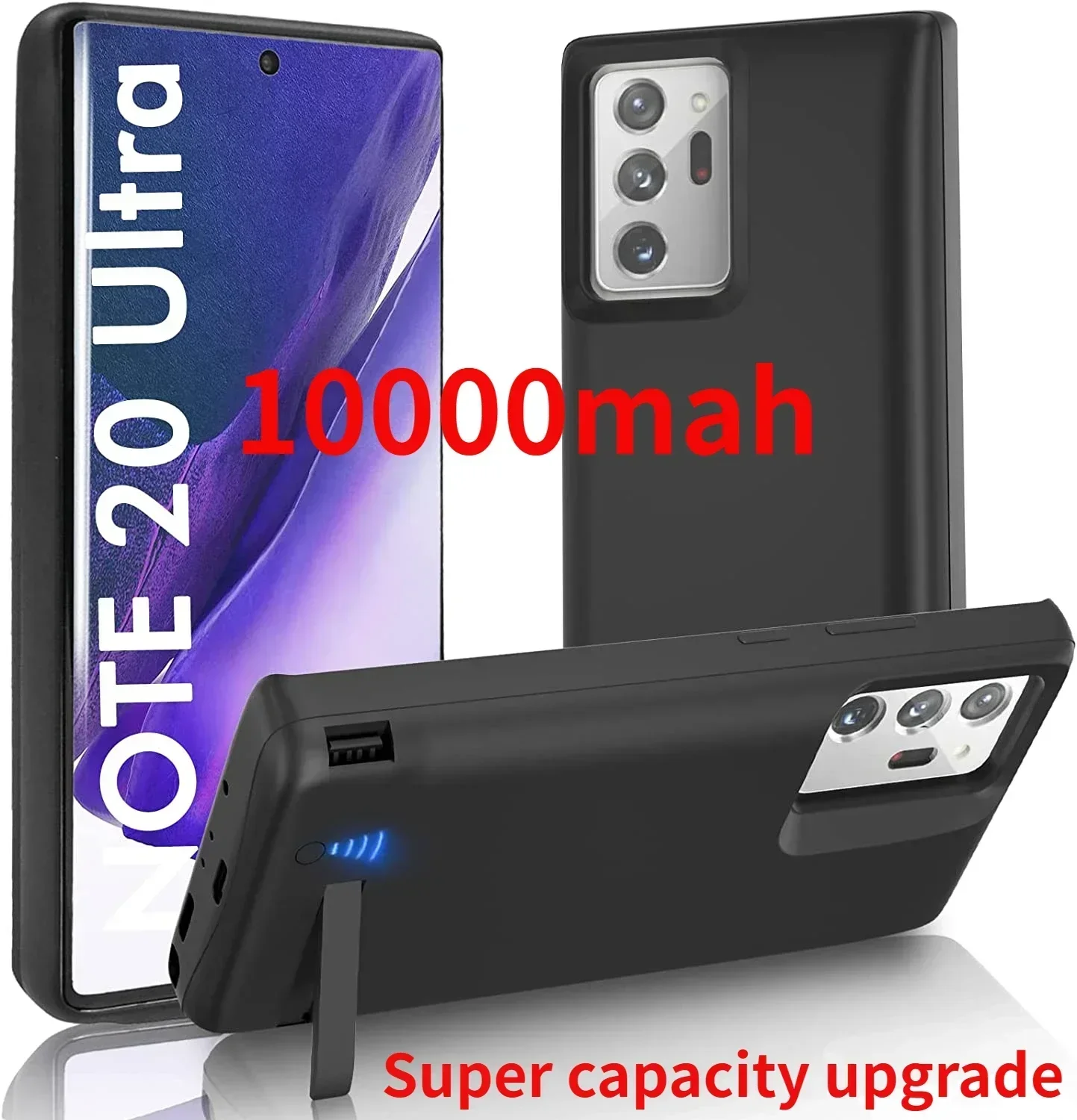 Чехол для внешнего зарядного устройства Samsung Galaxy Note 20 Ultra Portable Power Bank 10 Plus 8 9 Charging Cove