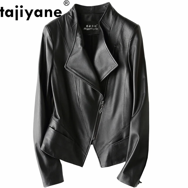 Luxury brand Women's Fur Real Genuine Leather Women Clothes 2023 100% Sheepskin Coat Korean Vintage Slim Short Female Jacket