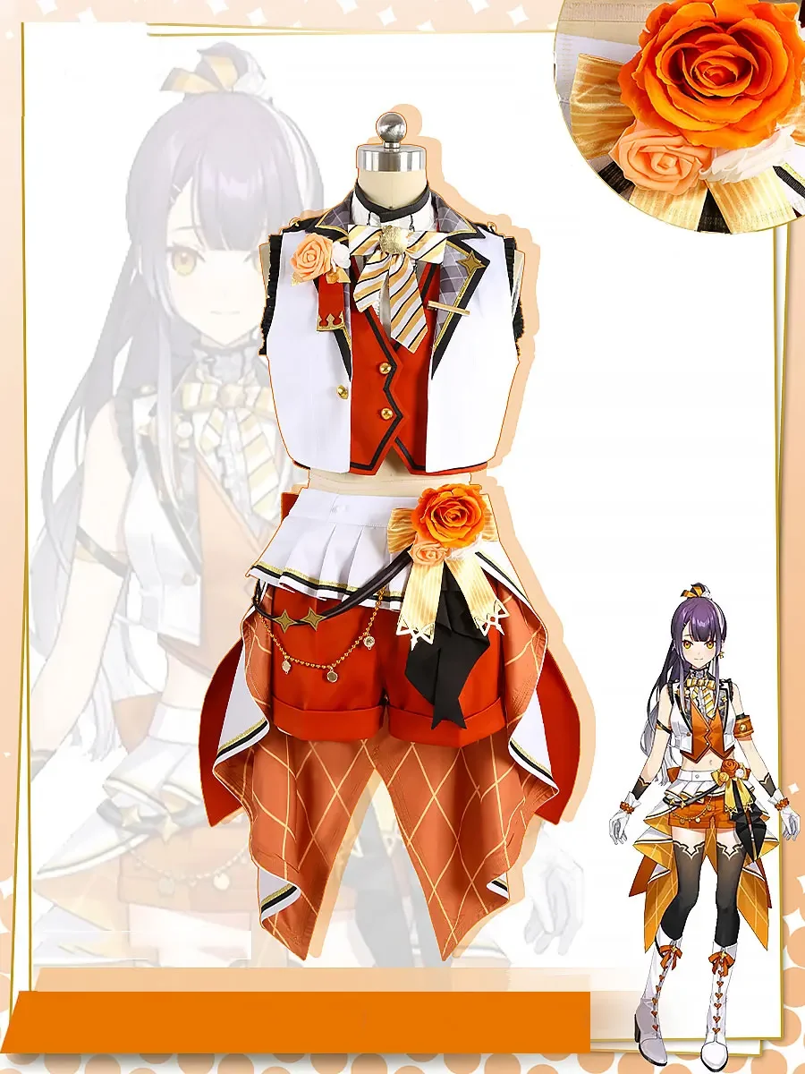 Женский костюм для косплея Umise Yotsuha женское милое танцевальное платье Хэллоуина