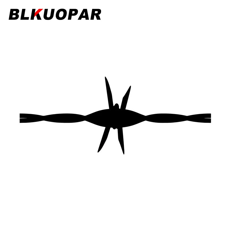

Автомобильные наклейки с колючей проволокой BLKUOPAR, самодельные наклейки для фургона, персональная наклейка с прикусом, защита от царапин, ло...