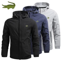 business leisure high quality mens zipper hoodie jacket outdoor mountaineering sports printed hoodie jacket