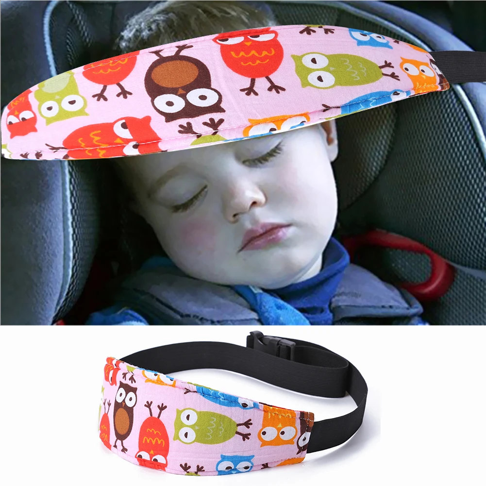 Infant Baby Head Protect Belt Car Seat Fasten Belt Home Adjustable Baby Stroller Head Support Car Holder Belt